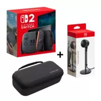 Nintendo Switch 2 + Cámara + Estuche