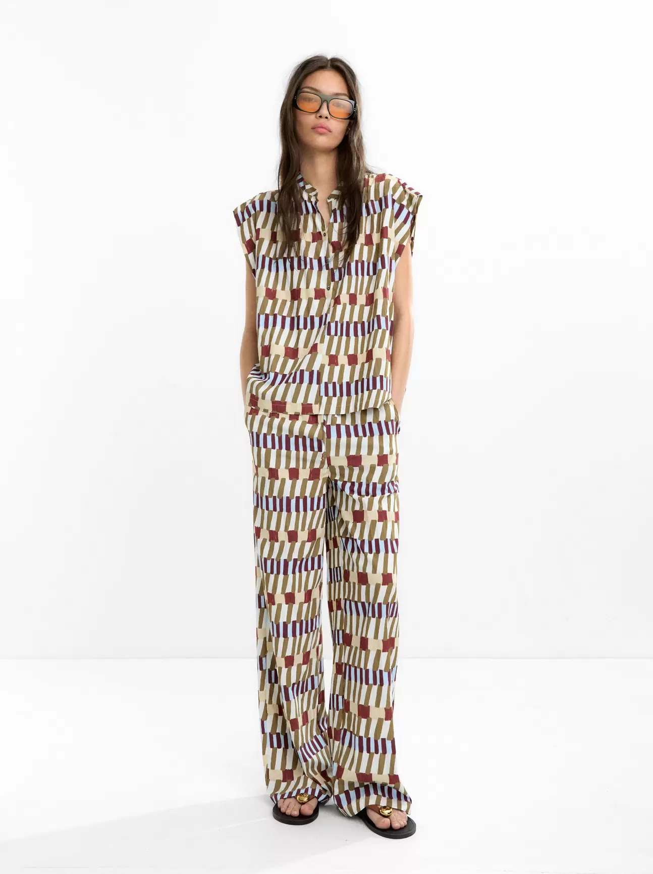 Pantalón Fluido Estampado