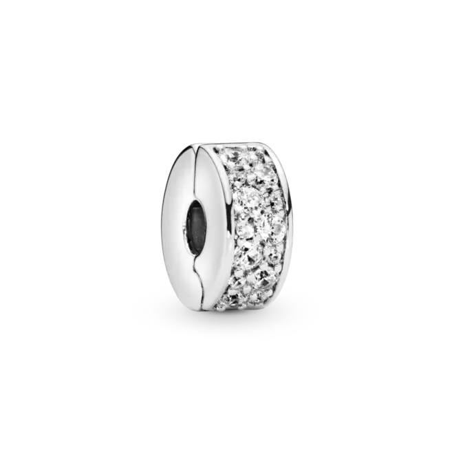 Charm Sujetador de pavé transparente