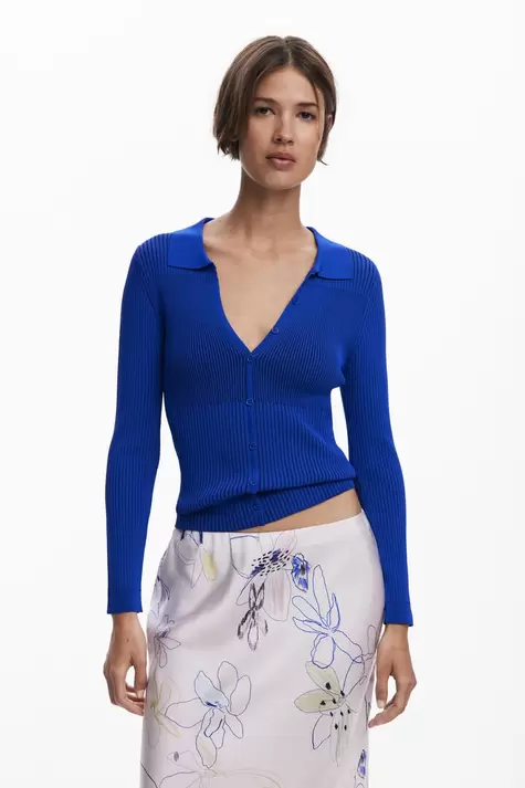 Jersey fino botones