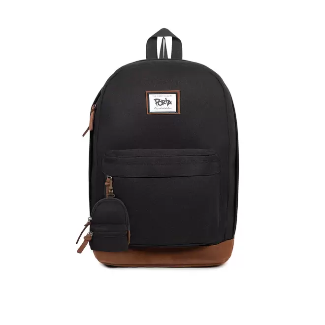 MOCHILA CLASICA NEGRO + ACCESORIO CLASICA NEGRO
