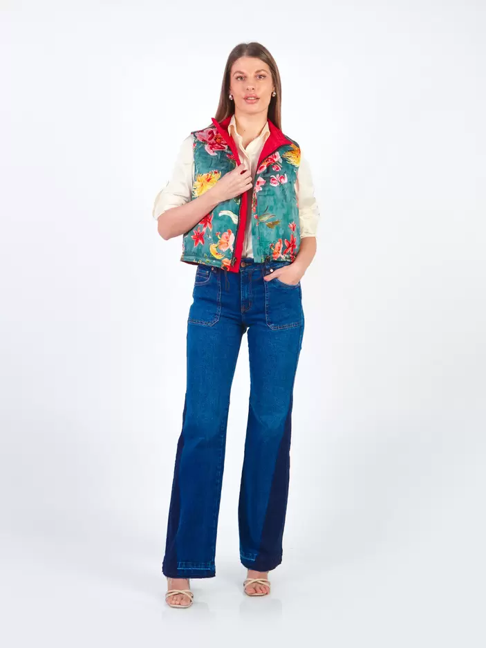 MIRANDA - PANTALÓN DENIM FLARE