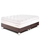 Cama Box Tarima Royal Dynasty Queen + 2 Almohadas ViscoelÃ¡sticas + Protector