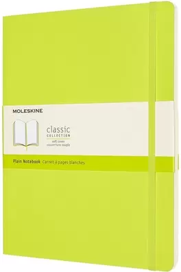 Notebook Classic Verde Limón XL Plano Tapa Blanda