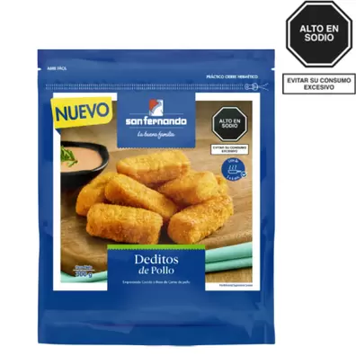 Deditos de pollo x 300 gr