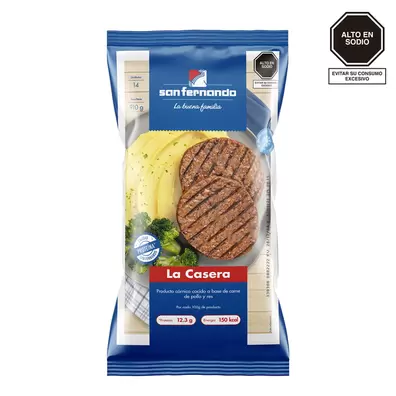 Casera con pollo y resx 14 und