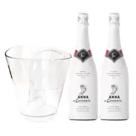 2 ANNA DE CODORNIU BRUT BLANC DE BLANCS X 750 ML + HIELERA