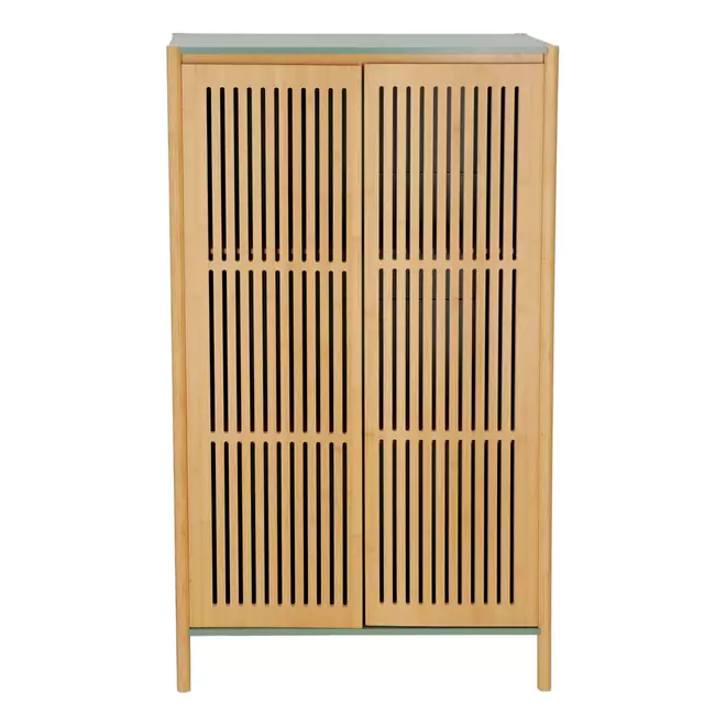 Armario Bambú con Puerta Color 80 x 33 x 150 cm