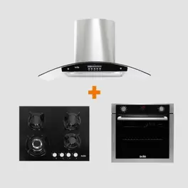 Cocina Empotrable 034 + Campana Venus Plus 90cm + Horno Empotrable 012V2