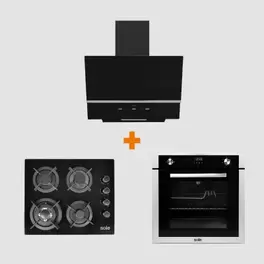 Combo Cocina empotrable 068 + Campana Nimbus + Horno eléctrico 007