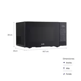 Horno Microondas Multifunción 3 en 1 Sole 21L