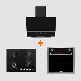 Combo Cocina empotrable 034 + Campana Nimbus + Horno eléctrico 012V2