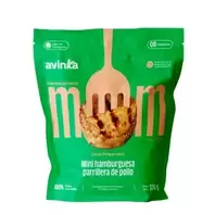 Mini hamburguesa parrillera Avinka Doypack 8 unidades