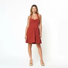 Vestido Shani Terracota