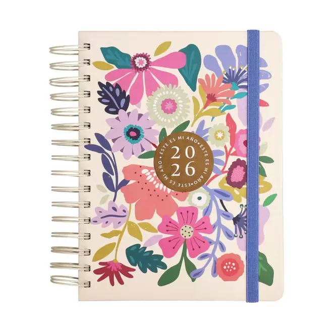 Agenda Ilustrada 2026 con Espiral XL 16 X 21 cm