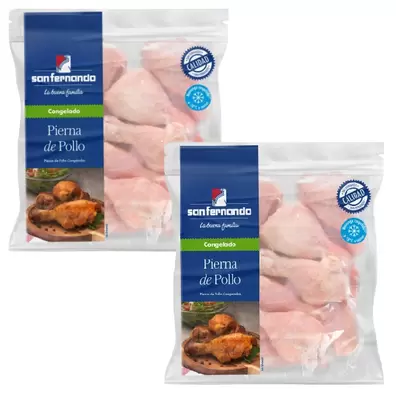 Pack dúo Pierna de Pollo Congelado