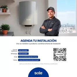 Terma Eléctrica Genius Wifi Sole 80L p/pared