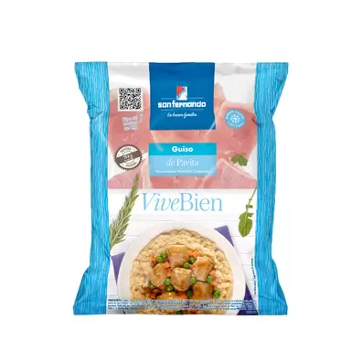 Guiso de Pechuga de Pavita x 500 Gr.