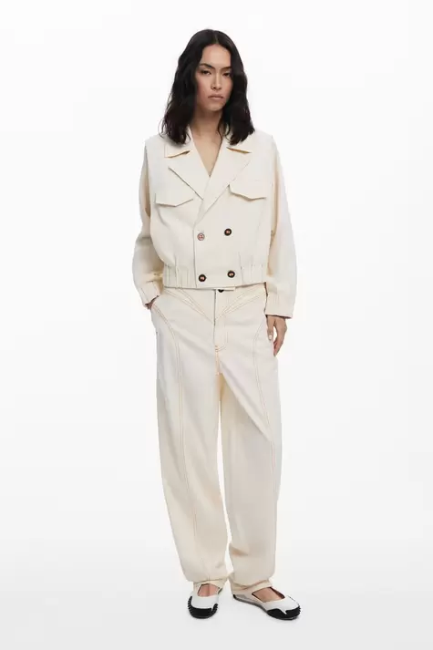 Pantalón balloon bolsillos frontales