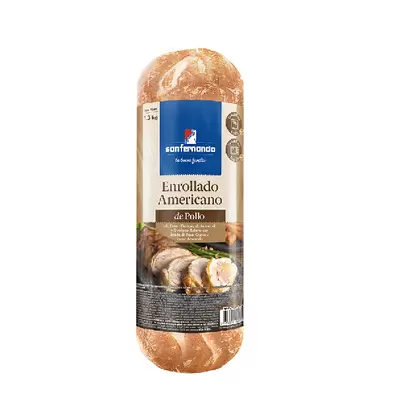 Enrollado americano de pollo x 1.30 Kg*