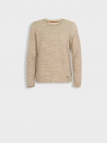 Suéter Zagreb De Baby Alpaca Color Beige