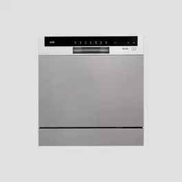 Lavaplatos de libre Instalación Sole 8 Sets Silver
