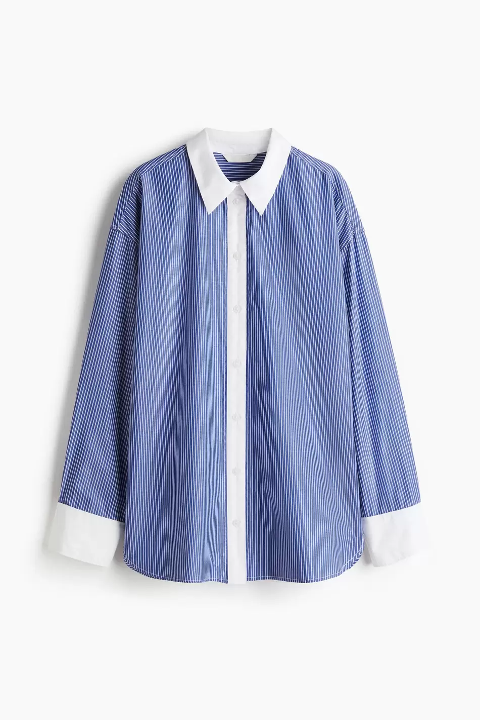 Camisa oversize de popelina