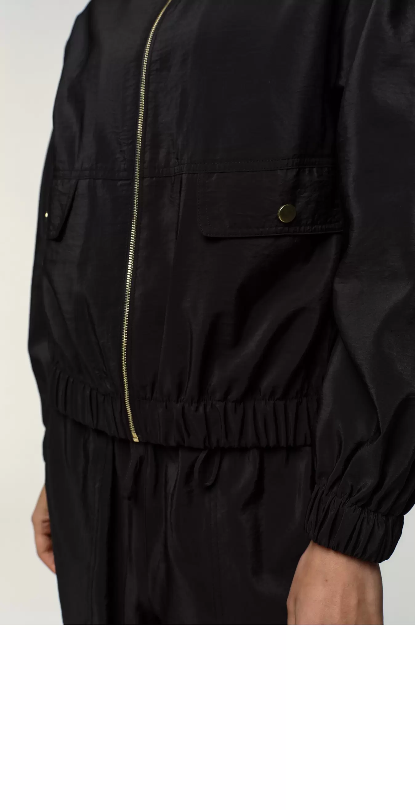 CHAQUETA BOMBER CUELLO SUBIDO