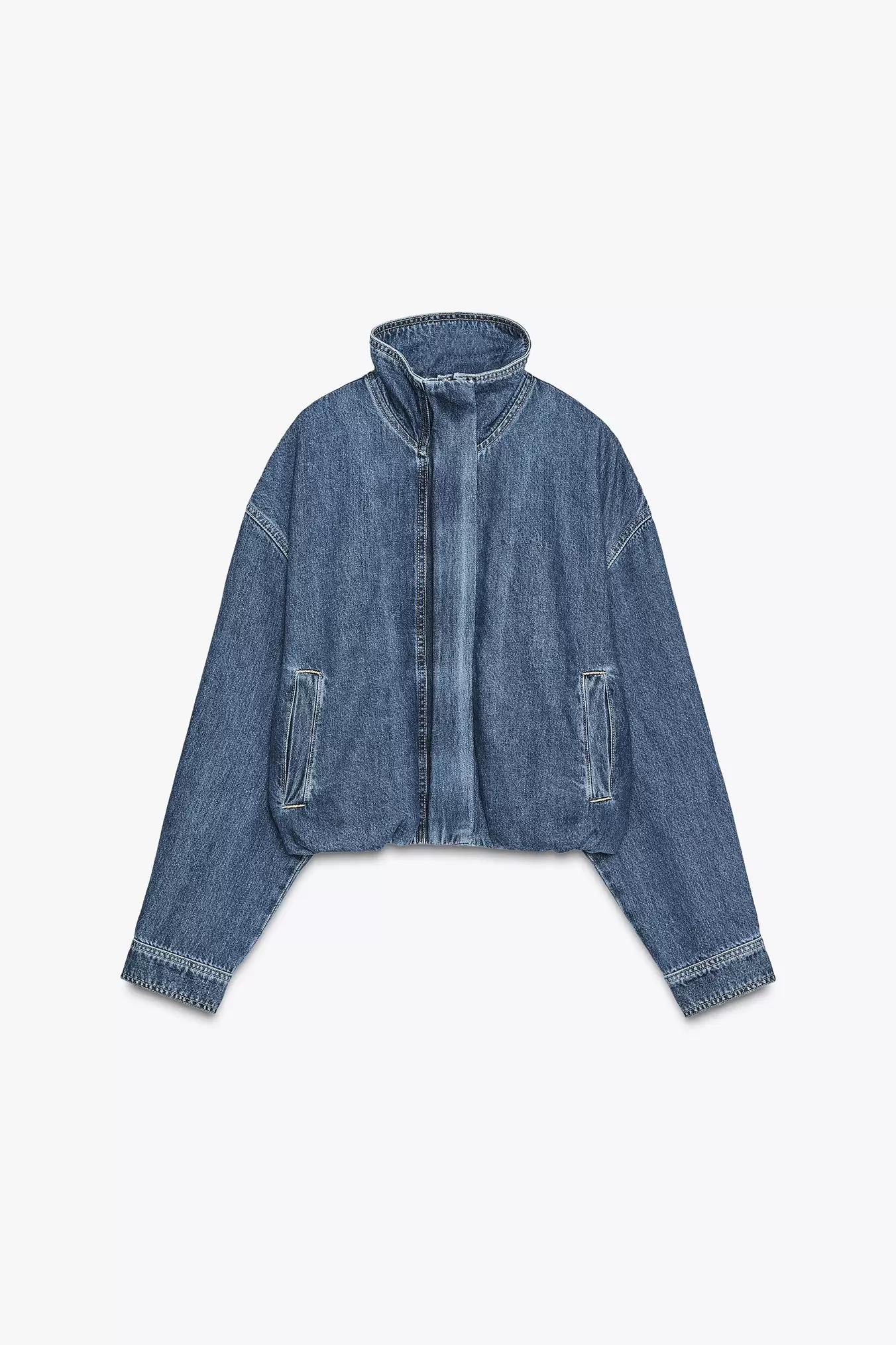 CAZADORA BOMBER DENIM