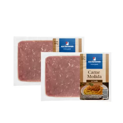 Pack dúo carne molida de cerdo