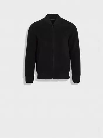 Casaca Zermatt De Baby Alpaca Color Negro