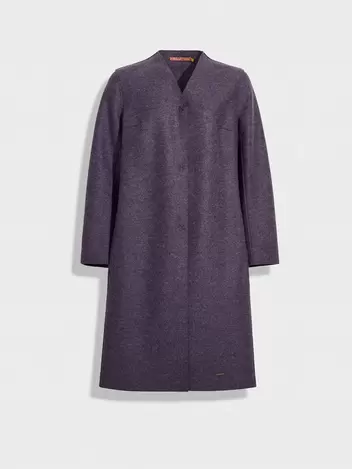 Abrigo Zumi De Alpaca Color Morado