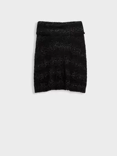 Poncho Zaira De Suri Alpaca Color Negro