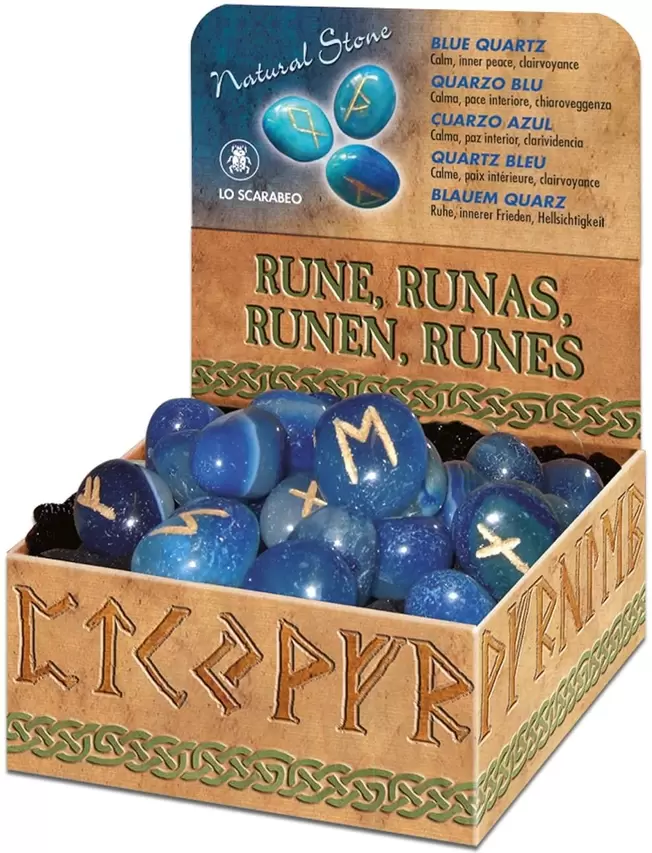 Runas de cuarzo azul