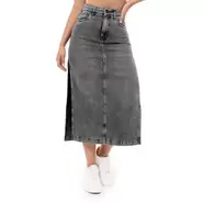 Falda Lar Jean Ring Lanih