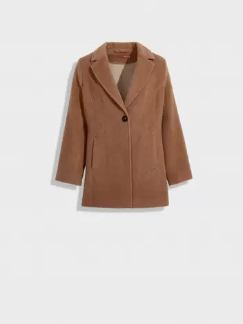 Abrigo Zaza De Alpaca Color Camel