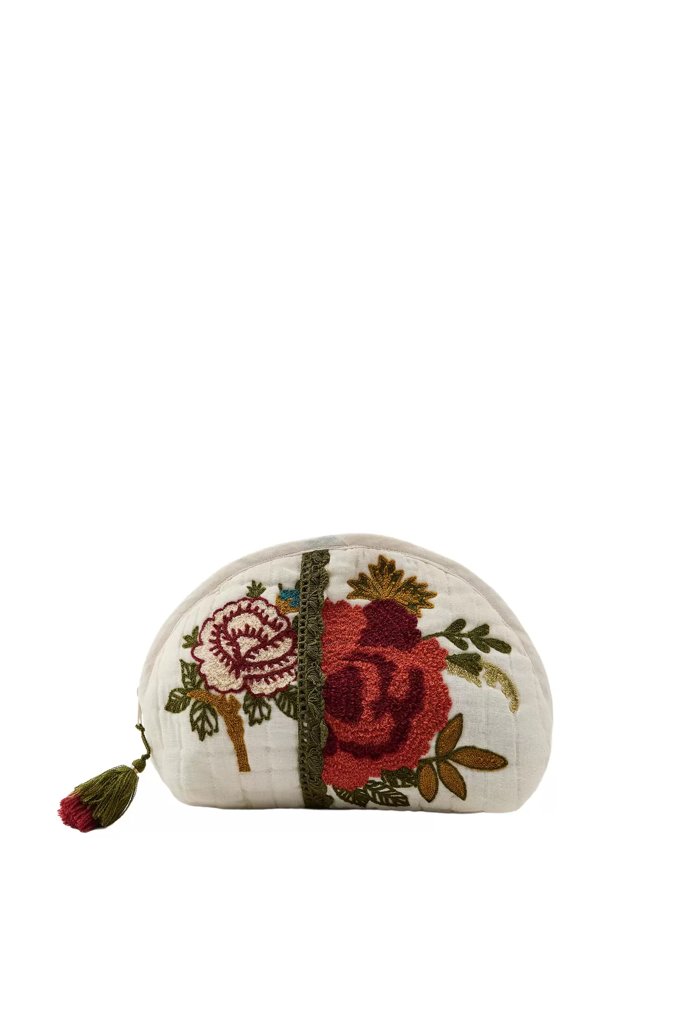 NECESER ACOLCHADO BORDADOS FLORES