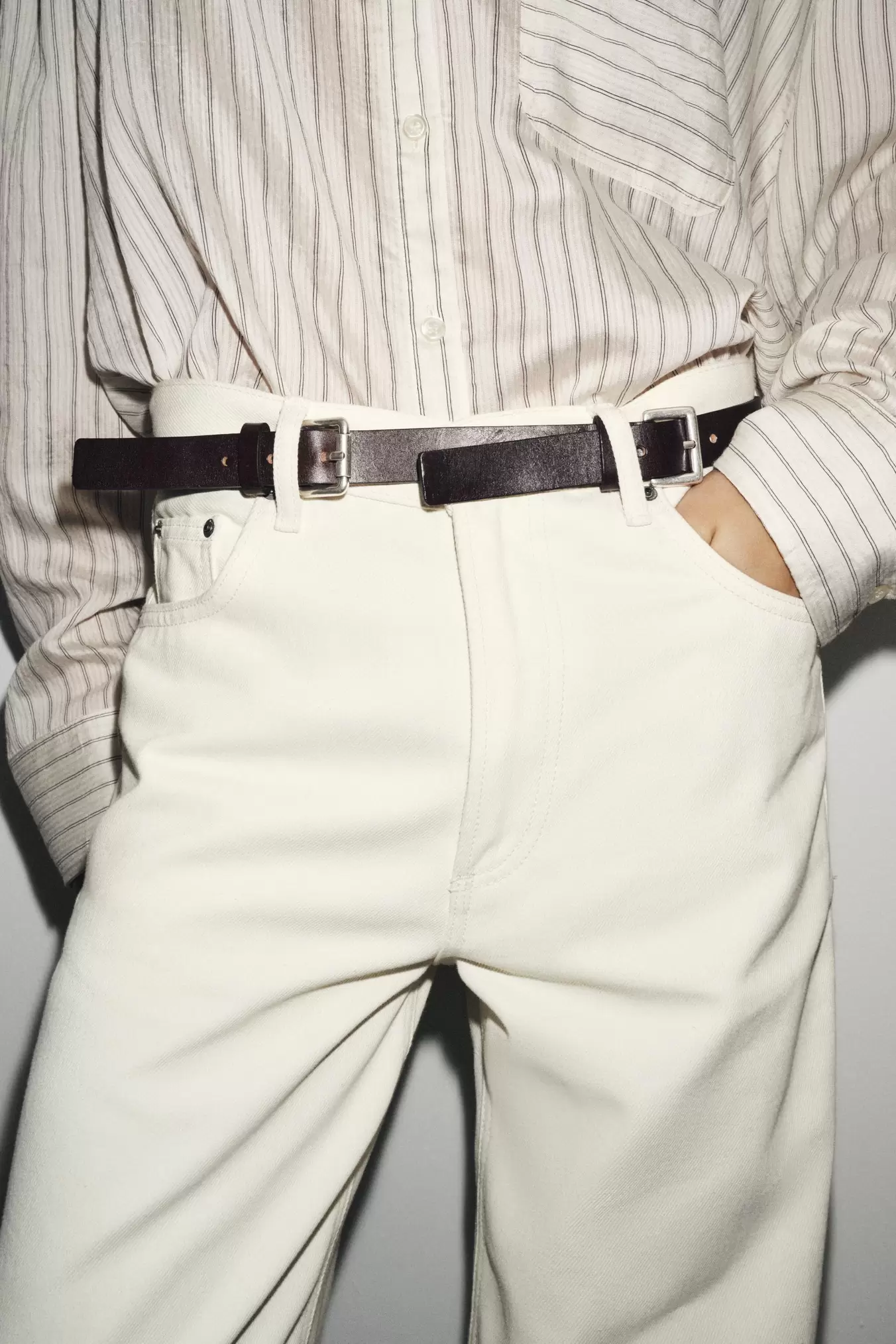 CINTURÓN PIEL 100% HEBILLA MULTIPOSICIÓN