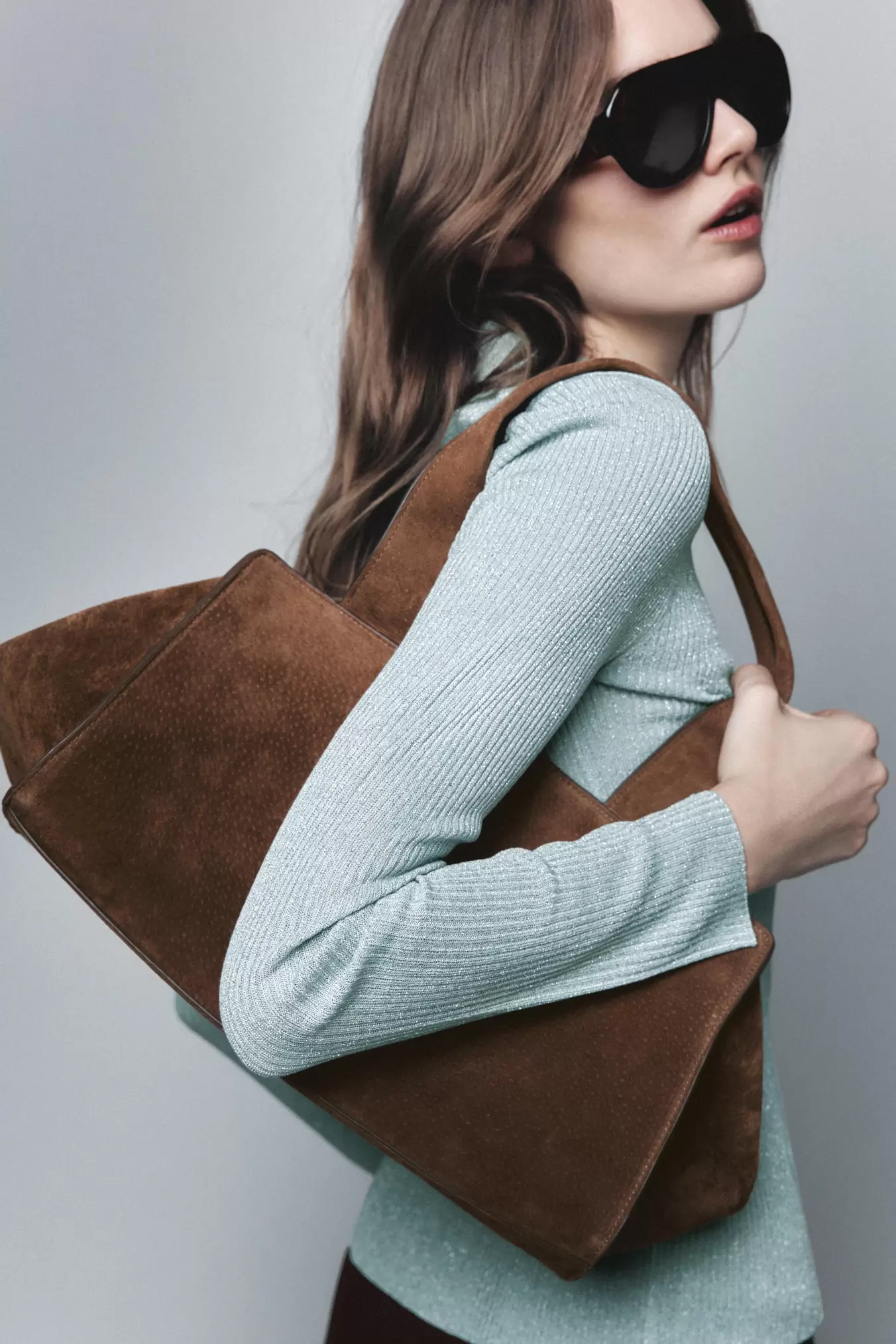 BOLSO PIEL SERRAJE DOBLE ASA