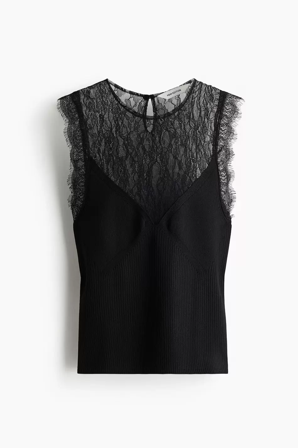 Top con encaje