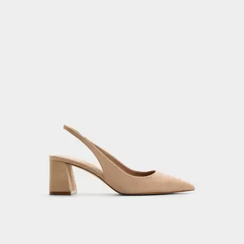 Uliana - Slingback high heel, Block heel
