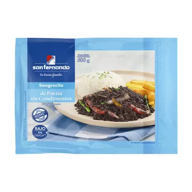 Sangrecita pavita sin condimentos x 500 gr