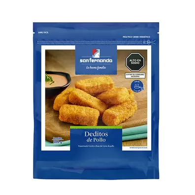 Deditos de pollo x 300 gr