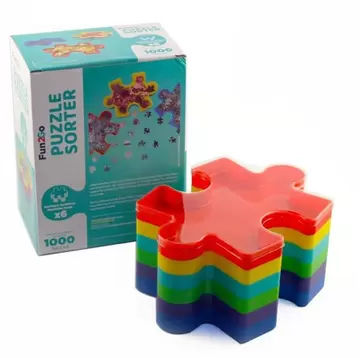 Organizador de Piezas Rompecabezas Colores