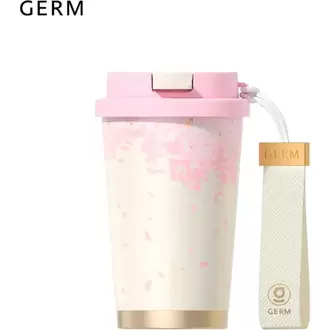 Vaso Térmico Germ Sakura Flores Rosa 390ml Acero Inoxidable