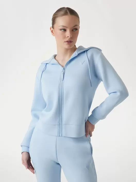 Sudadera con maxi logo en la espalda