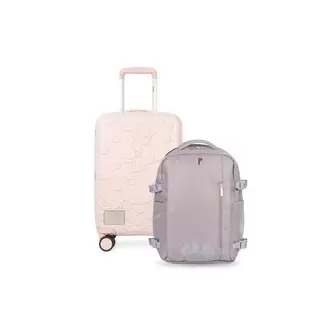MALETA DISCOVERY 18" MINNIE TRIP + MOCHILA VIAJERA TOURIST FLIRTY MINNIE