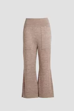Pantalón Waistband De Baby Alpaca Color Antilope
