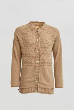 Cárdigan Winter De Baby Alpaca Color Chanterelle