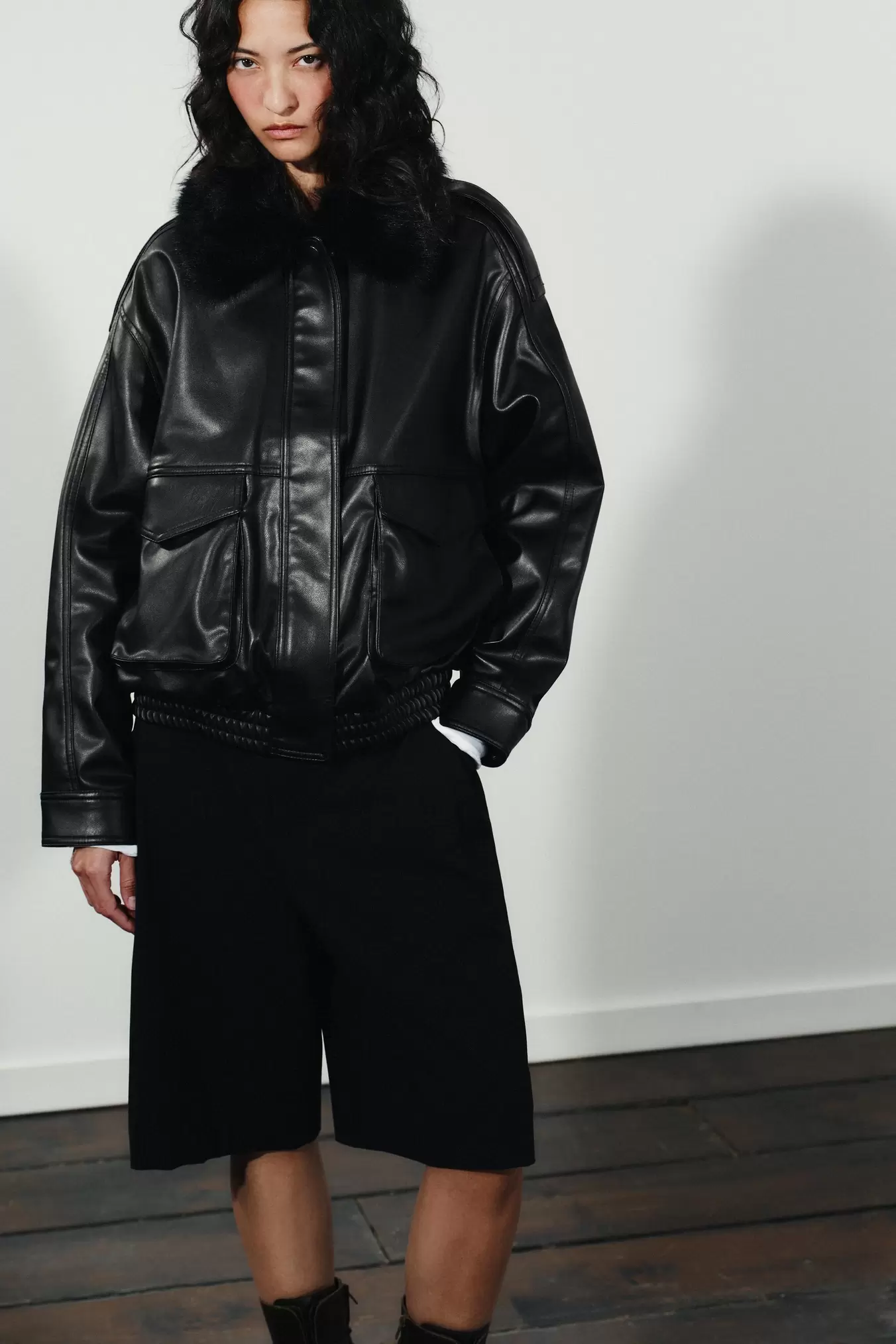 CAZADORA CUELLO EFECTO PELO DESMONTABLE